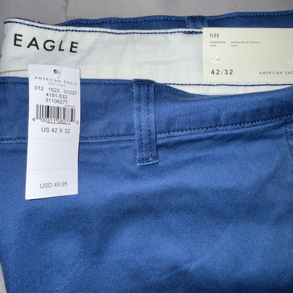 American Eagle Outfitters Blue Workwear Pants - Picture 2 of 3
